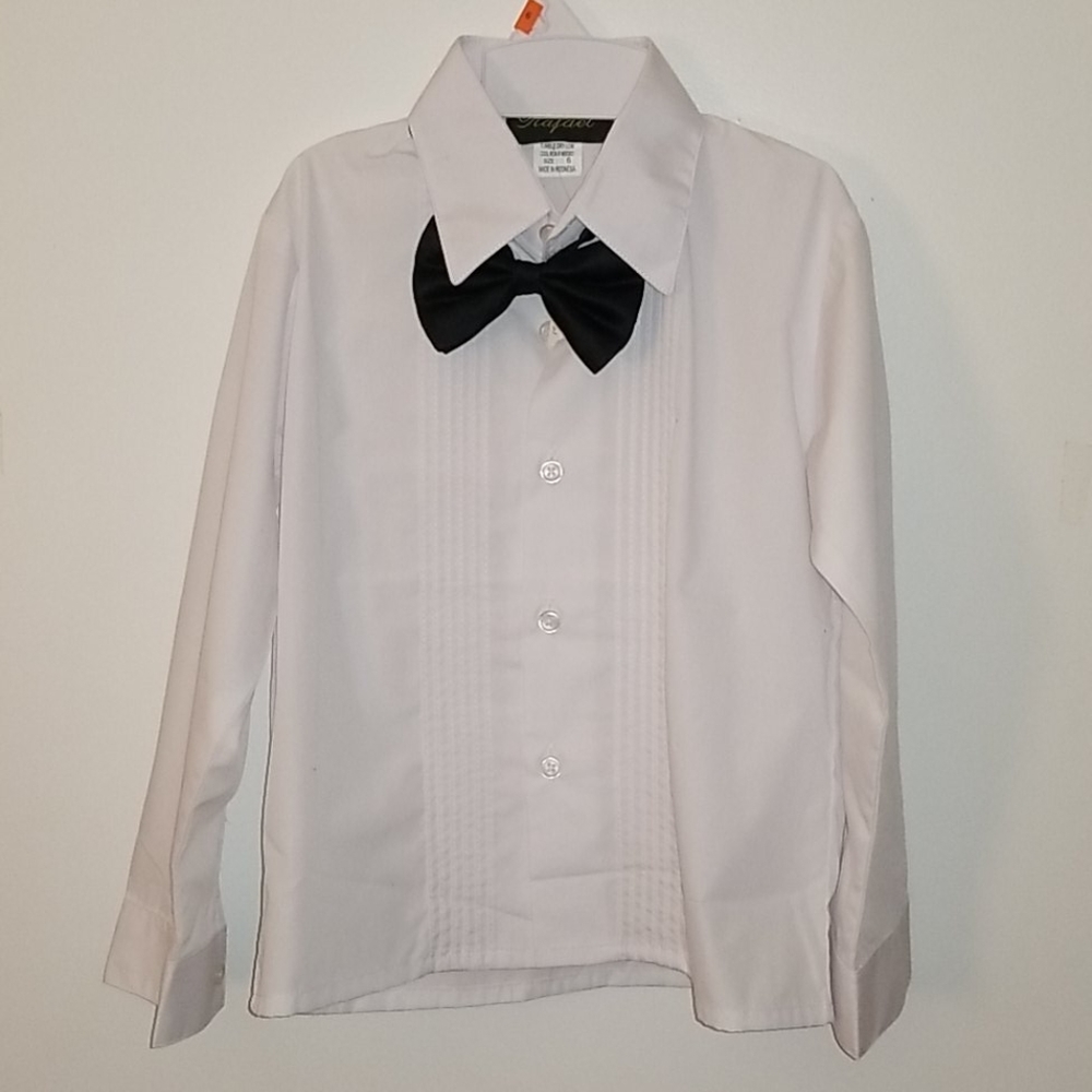 White collar dress shirt